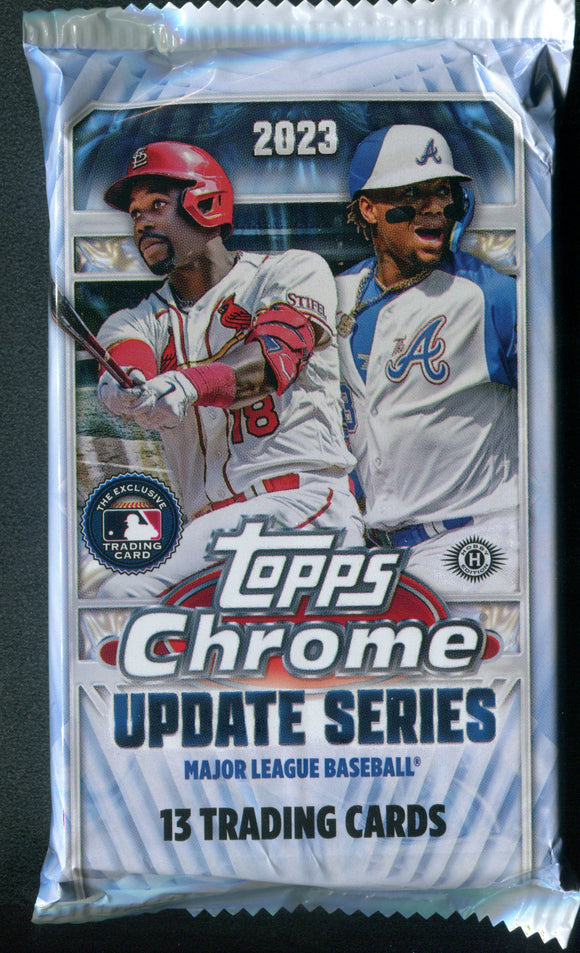 2023 Topps Chrome Baseball Update Series Hobby Jumbo Pack