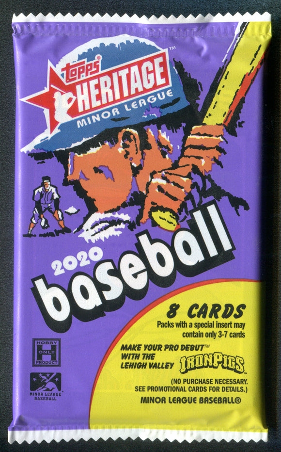 2020 Topps Heritage Minor League Baseball Hobby Pack