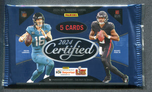 2024 Panini Certified Football Hobby Pack