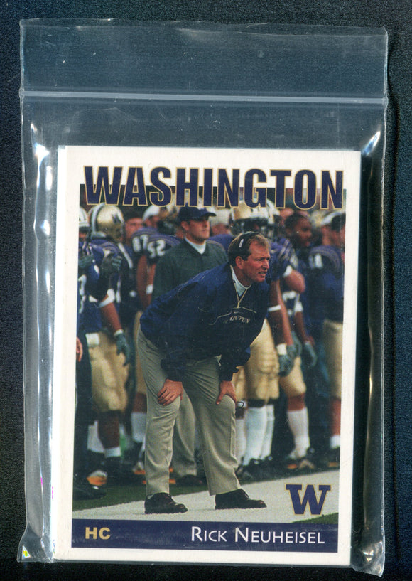 2002 Washington UW Huskies Complete Team Set of 16 w/ Cody Pickett Reggie Williams
