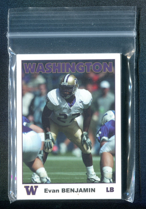 2005 Washington UW Huskies Complete Team Set of 16 w/ Isaiah Stanback RC