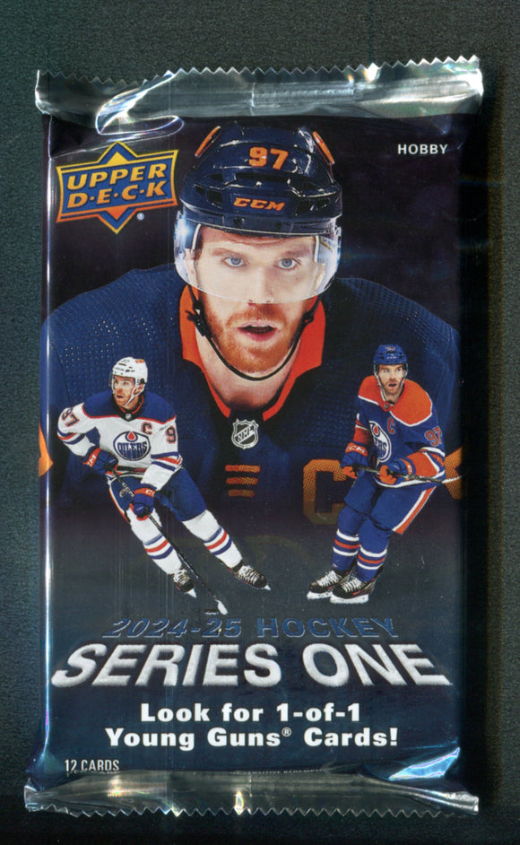2024-25 Upper Deck UD Series One 1 Hockey Hobby Pack