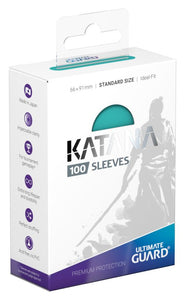 Ultimate Guard Standard Size Katana Sleeves Turquoise 100ct