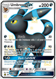 SUN & MOON HIDDEN FATES #SV69 UMBREON GX - PSA 9