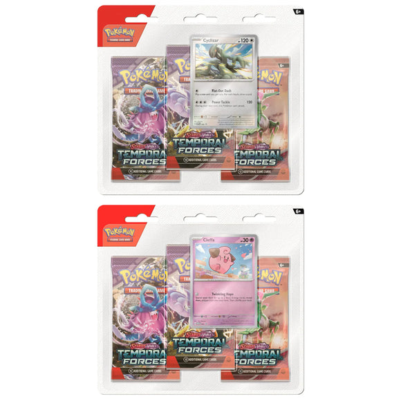Pokemon Scarlet & Violet: Temporal Forces 3 Pack Blister