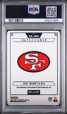 2025 PANINI IMPECCABLE STAINLESS STARS AUTOGRAPHS #SS-JMA JOE MONTANA /25 PSA 8
