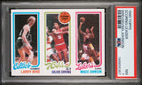 PSA 7 1980-81 Topps #6 Larry Bird RC Julius Erving Magic Johnson RC