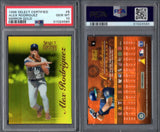 PSA 10 1996 Select Certified Mirror Gold #6 Alex Rodriguez Seattle Mariners PR /30 POP1