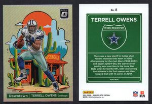 2024 Donruss Optic Downtown #8 Terrell Owens (NM-Near Mint)