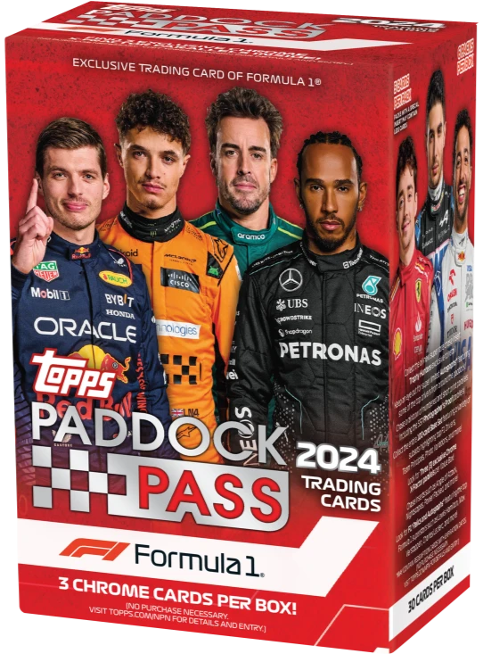 2024 Topps Paddock Pass Formula 1 Racing Retail Blaster Box
