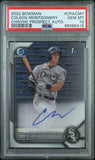 2022 BOWMAN CHROME PROSPECT AUTOGRAPHS #CPACMY COLSON MONTGOMERY CHROME PROSPECT AUTO. PSA 10