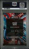 2023 Wild Card Metallix Drake Maye Fractal Red/Blue Auto 1/1 PSA 9 Auto 10