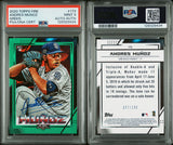 PSA 9 2020 Topps Fire Green #173 Andres Munoz RC /199 San Diego Padres Autographed POP1
