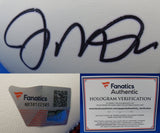 Fanatics Joe Montana Autographed Signed Official San Francisco 49ers Full Size Patch Logo Football