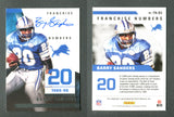 2022 Panini Franchise Numbers Autographs Barry Sanders
