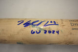 Dylan Moore Signed Game Used Baseball Bat #2