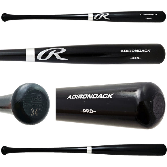 Rawlings Adirondack Pro Baseball Bat Black Unsigned