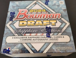 2024 Bowman Draft Baseball Sapphire Box