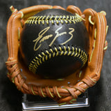 Eugenio Suarez Autographed Special Edition Black Baseball JSA/COA