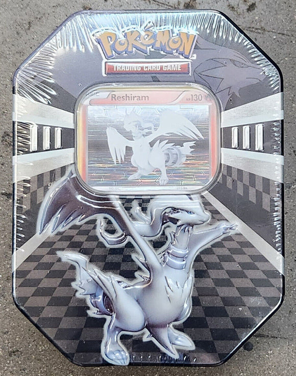 Pokemon 2011 Black & White Reshiram Tin with 4 Booster Packs