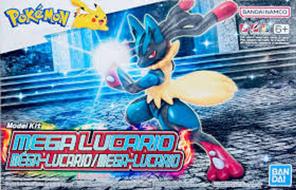 Pokemon Bandai Mega Lucario Model Kit