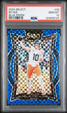 2024 Select Prizm Blue #30 Bo Nix /249 PSA 10