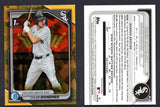 2024 Bowman Chrome Draft Sapphire Gold Refractors #BDC31 Caleb Bonemer /50