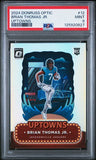 2024 Donruss Optic Uptowns #12 Brian Thomas Jr. PSA 9