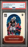 2024 Donruss Optic Uptowns #8 Brock Bowers PSA 10
