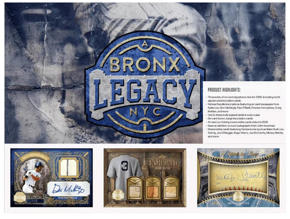 2025 Leaf Bronx Legacy Baseball Series III Box