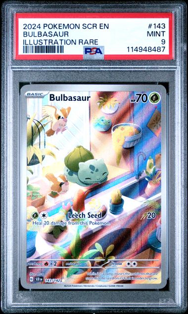 PSA 9 Bulbasaur Illustration Rare