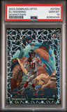 2022 Donruss Optic Downtown Eli Manning PSA 10