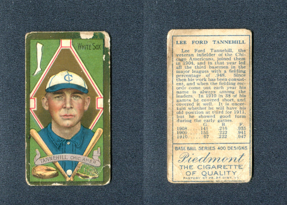 1911 T205 Gold Border #189 Lee Tannehill (Piedmont)