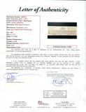 Michael Jordan Mark Rypien Framed Dual Autographed Signed Golf Scorecard JSA LOA