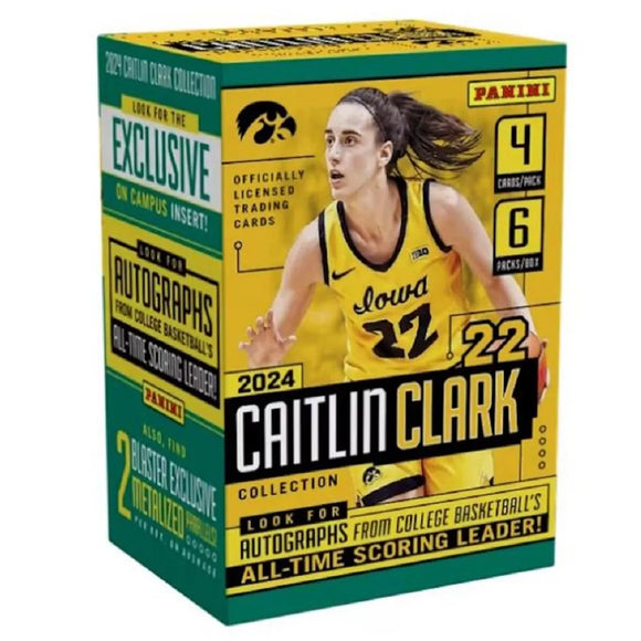 2024 Panini Basketball Caitlin Clark Collection Retail Blaster Box