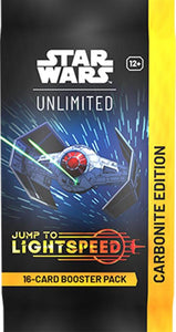 Star Wars Unlimited Jump to Lightspeed Carbonite Booster Pack