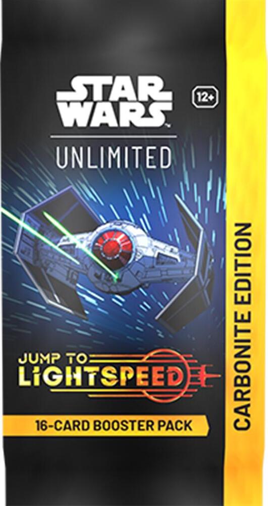 Star Wars Unlimited Jump to Lightspeed Carbonite Booster Pack Star Wars Unlimited Jump to Lightspeed Carbonite Booster Pack