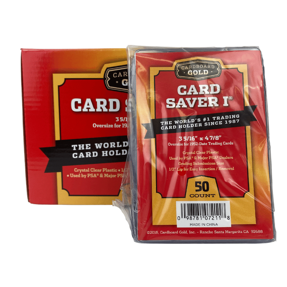 Card Saver 1 Cardboard Gold Package of 50