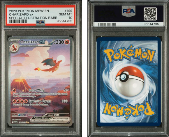 Charizard ex #199 151 Special Illustration Rare - PSA 10