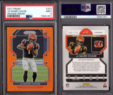 2021 Panini Prizm Prizms Orange #337 Ja'Marr Chase PSA 9