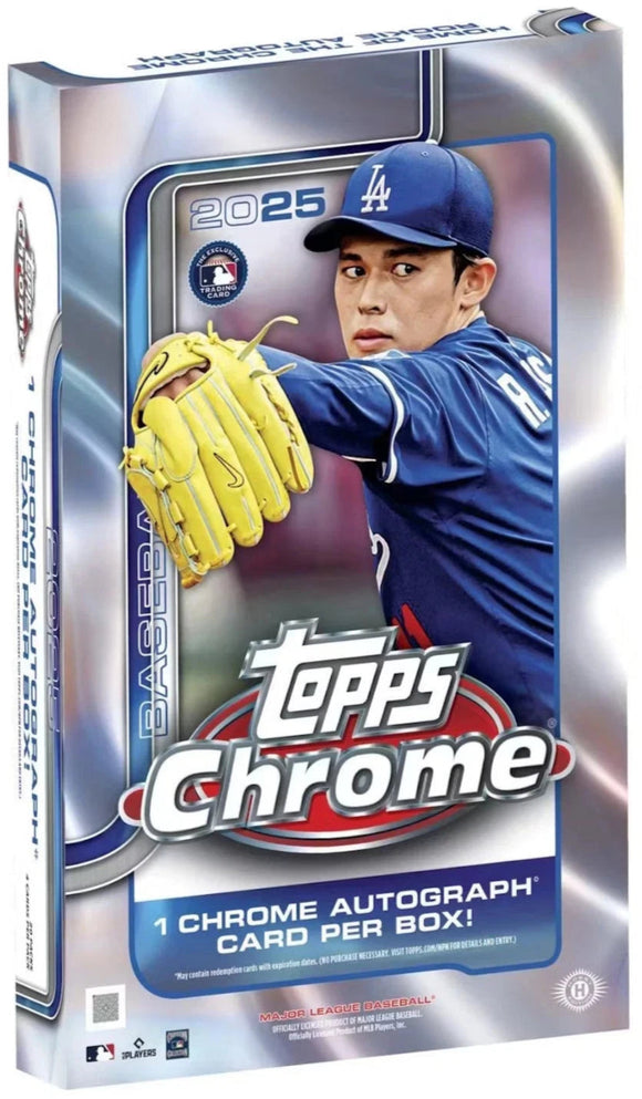 2025 Topps Chrome Baseball Hobby Box **SALE