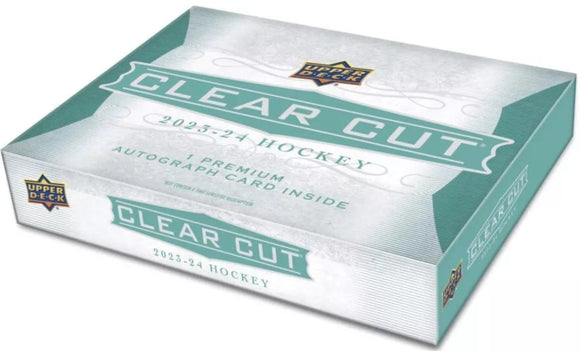 2023-24 Upper Deck Clear Cut Hockey Hobby Box