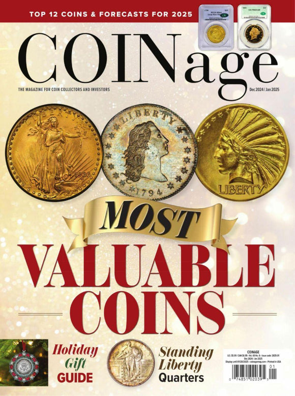 Coinage Magazine Price Guide December 2025 February/March