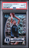 2024 Bowman Chrome University #16 Cooper Flagg Black Wave PSA 10