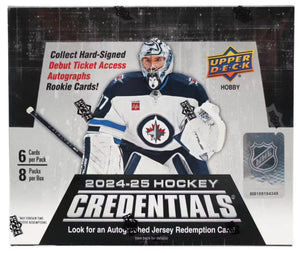 2024-25 Upper Deck UD Credentials Hockey Hobby Box