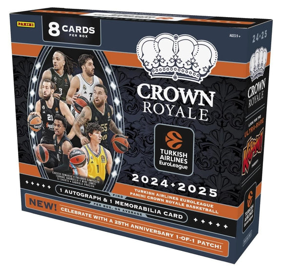 2024-25 Panini Crown Royale Basketball Euroleague Hobby Box