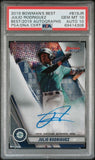 2019 BOWMAN'S BEST BEST OF 2019 AUTOGRAPHS #B19JR JULIO RODRIGUEZ BEST/2019 AUTOGRAPHS PSA 10 Auto 10