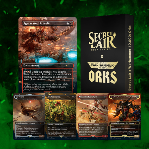 MTG Secret Lair: Warhammer 40k: Orkz Northwest Sportscards MTG Secret Lair: Warhammer 40k: Orkz Northwest Sportscards