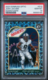 2023 Donruss Optic Downtown #D12 Josh Jacobs PSA 10