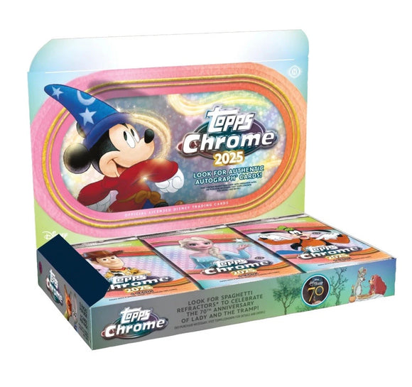 2025 Topps Disney Chrome Hobby Box **PREORDER